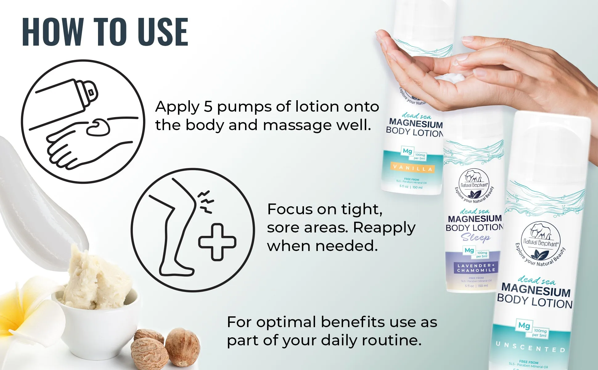 Dead Sea Magnesium Body Lotion