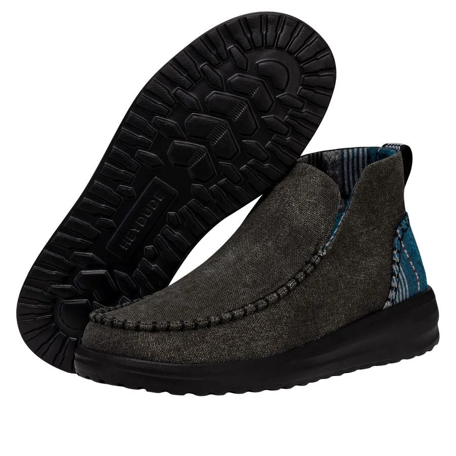 Denny Crafted Boot - Black/Black