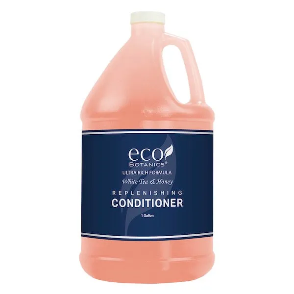 Eco Botanics White Tea & Honey Bath Toiletry 4 Pack Gallon Set