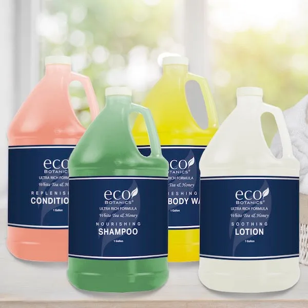 Eco Botanics White Tea & Honey Shampoo in Gallons