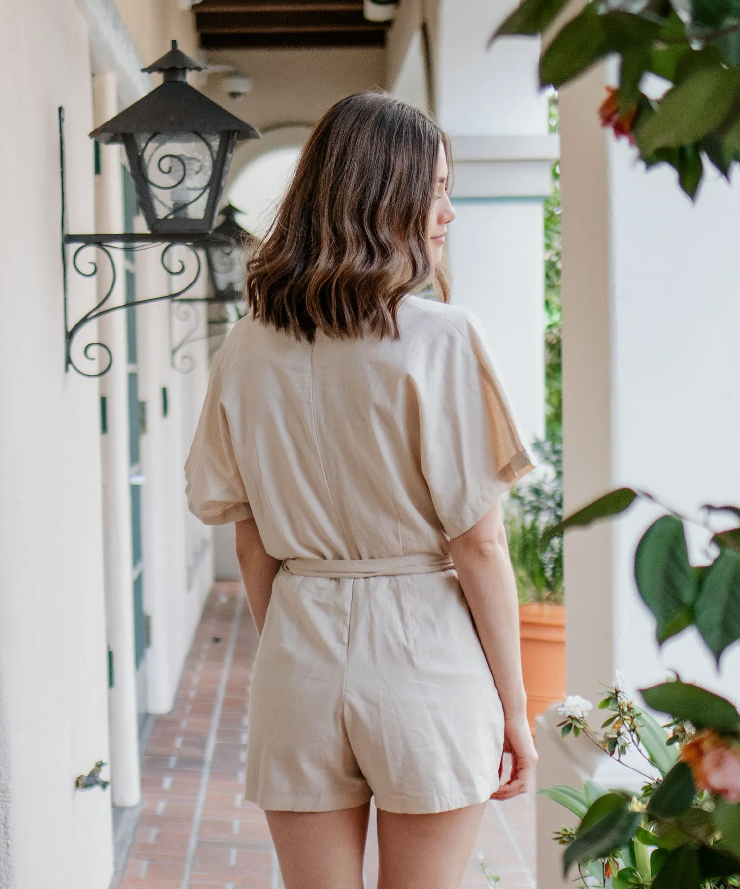 Emery Woven Romper