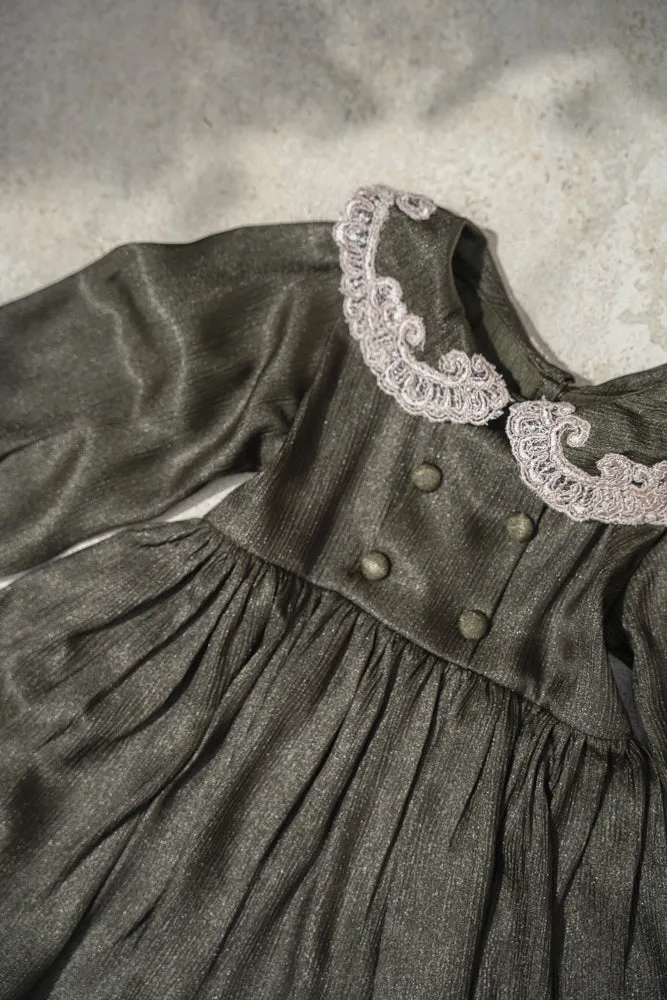 Evergreen Lace Baby Dress