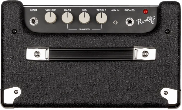 Fender Rumble™ 15 (V3), 230V UK, Black/Silver