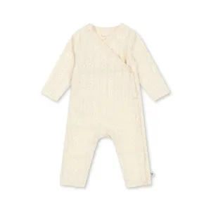 Floral Dot Wrapover Onesie Baby Romper (Fete De Fleur)