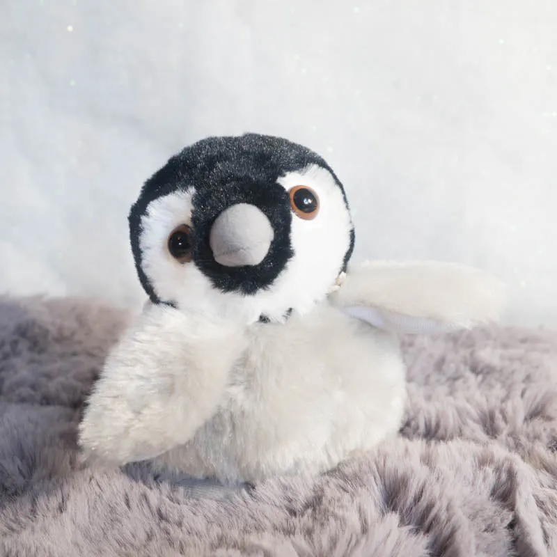 Fluffy Emperor Chick 5in (13cm) Mini Penguin Soft Toy by Nature Planet