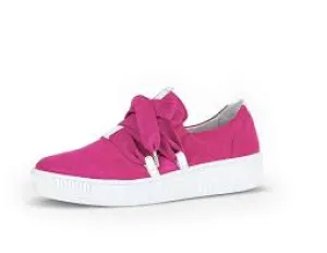 GABOR 43.333.10 PINK LACE UP SNEAKER