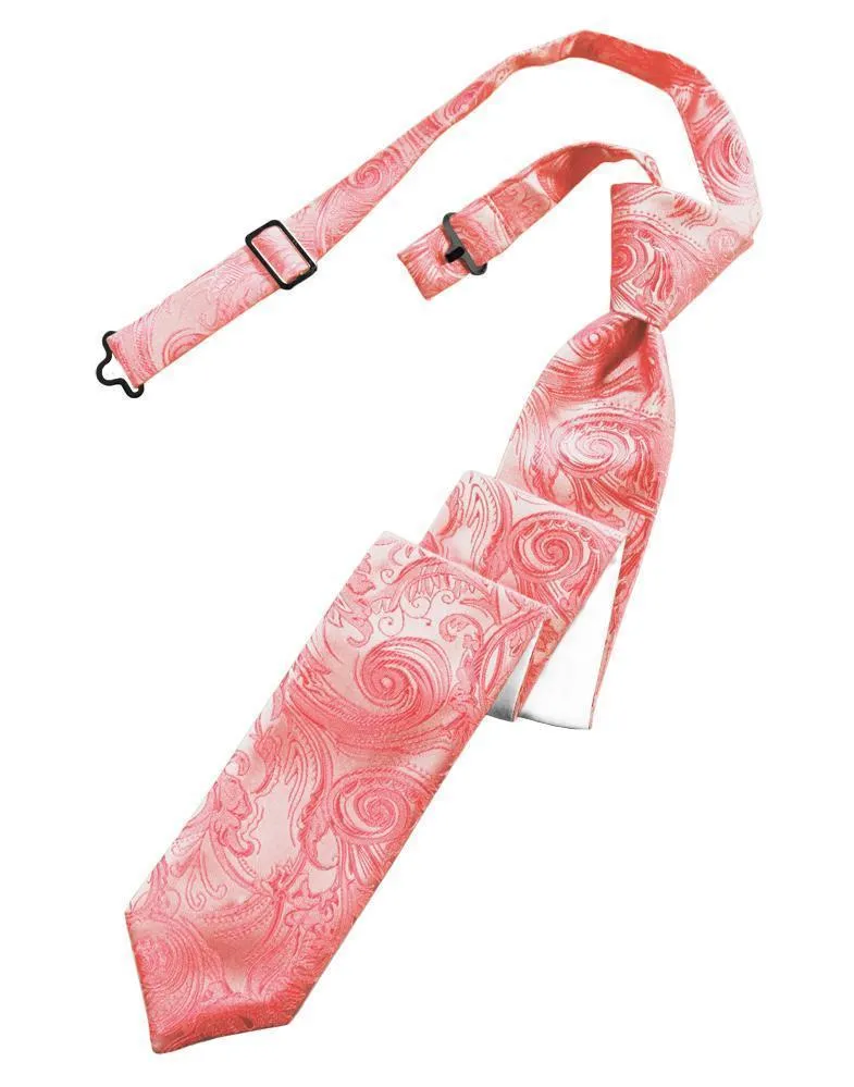 Guava Tapestry Skinny Necktie