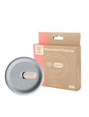 Haakaa Grey Silicone Lid English French fits all pumps) (Min. of 6 multiples of 6)
