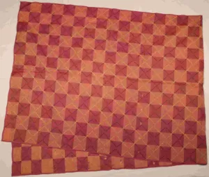 Hand-stitched Silk Throw