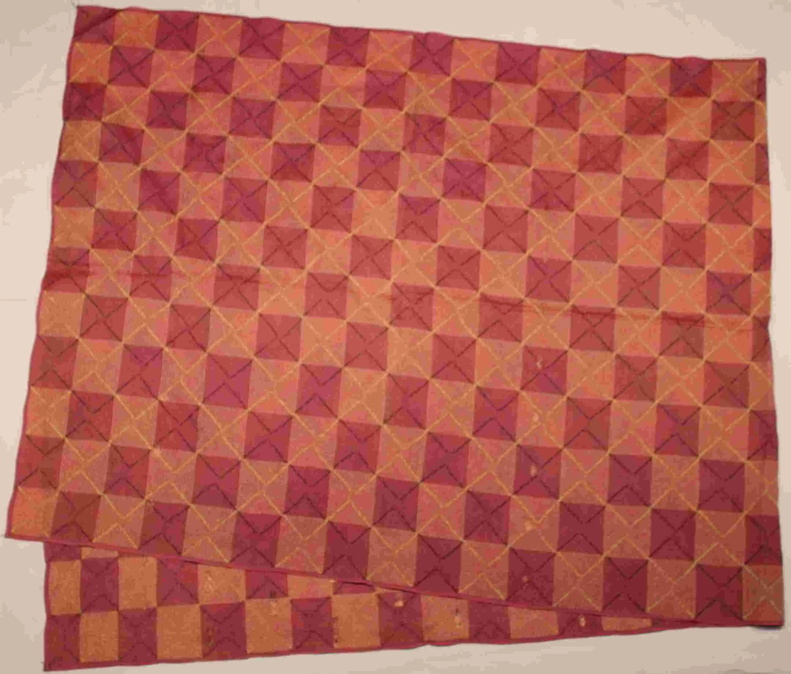 Hand-stitched Silk Throw