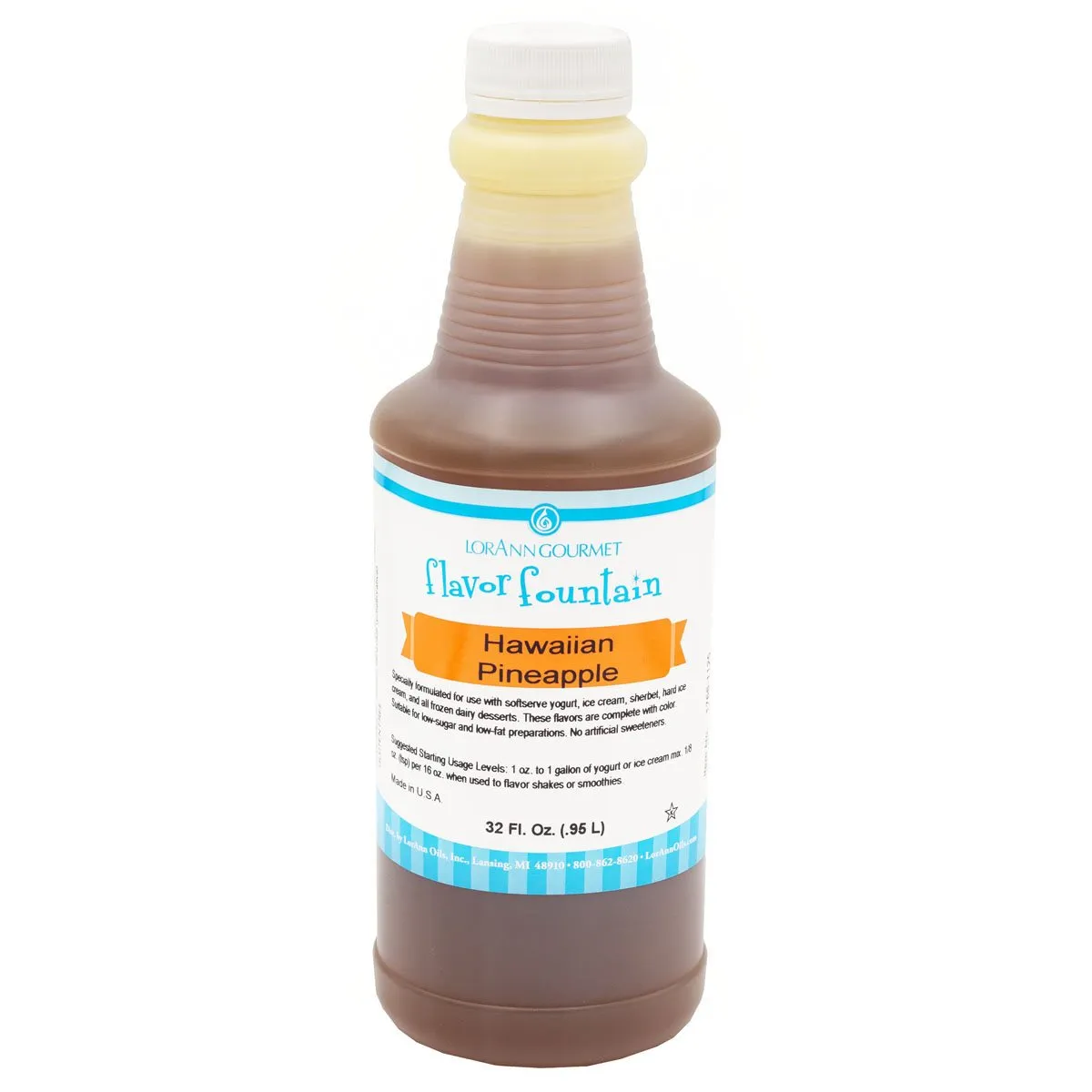 Hawaiian Pineapple Flavor - 4 oz. - 32 oz. - Ice Cream and Beverage Flavors - LorAnn Oils - Canadian Distribution