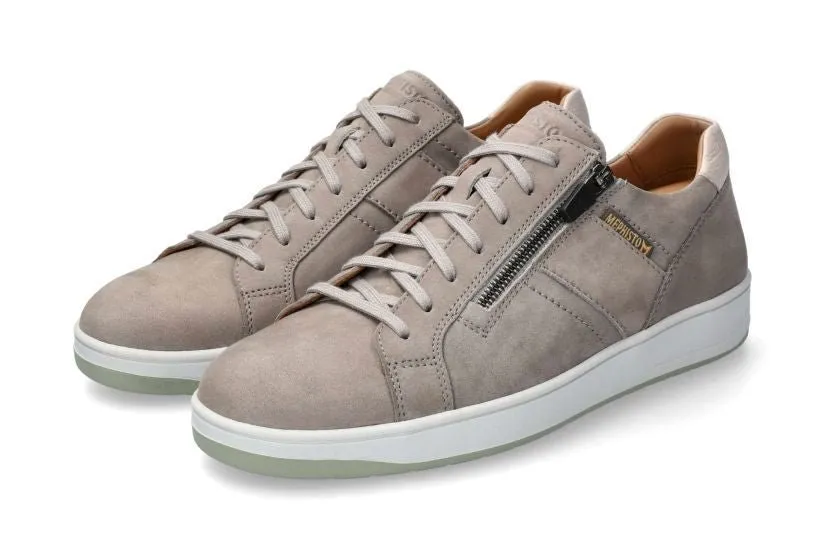 'Henrik' men's lace-zip sneaker - Grey