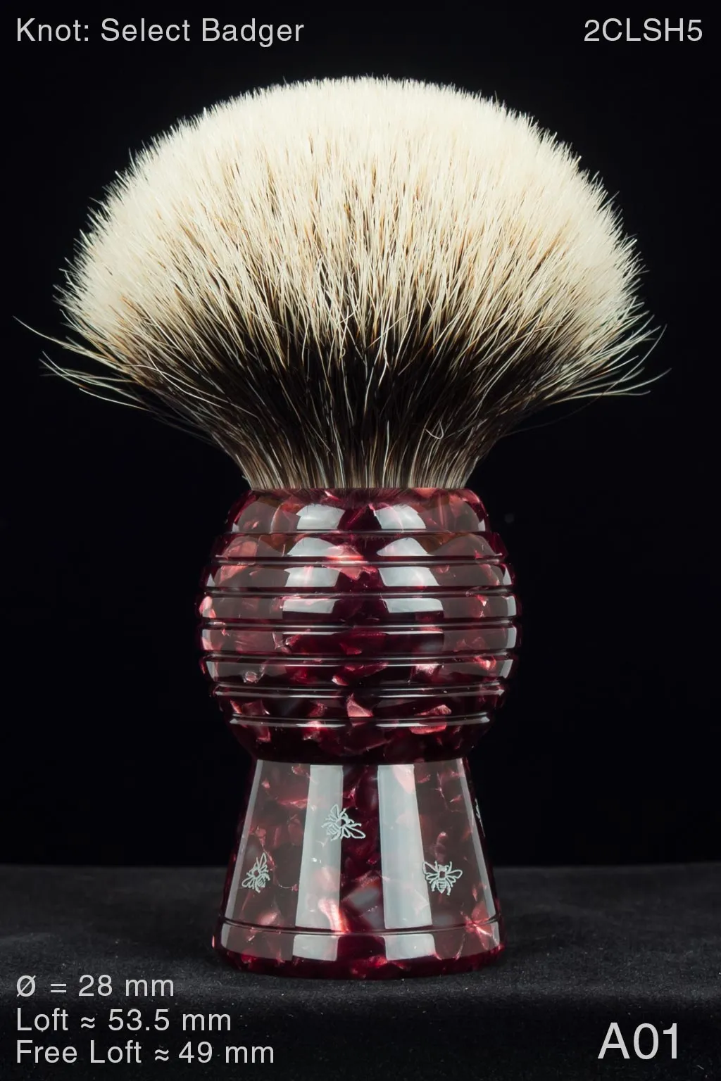 High-rise Beehive 28 mm Vintage Port