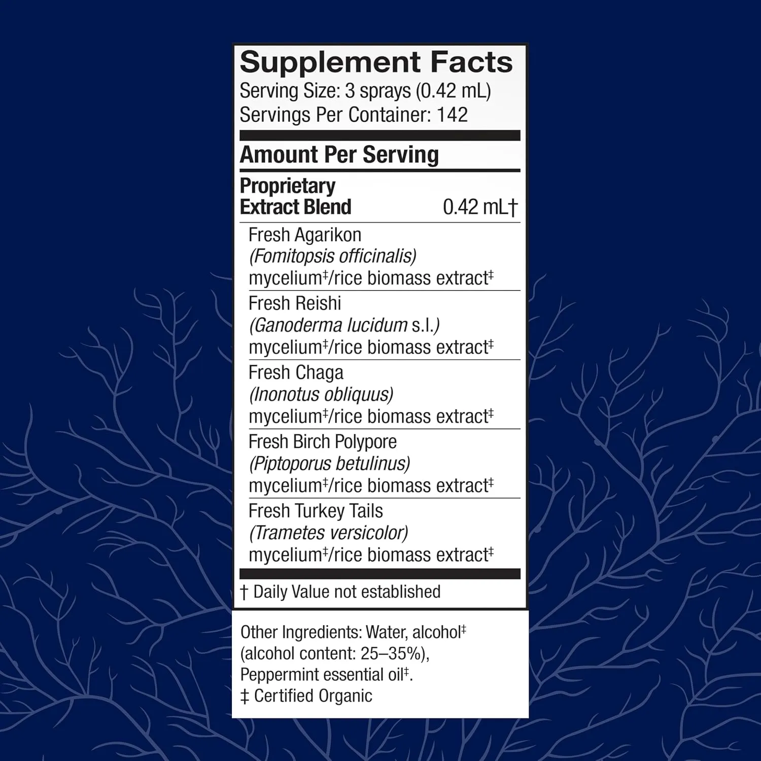Host Defense, MycoShield Spray, Daily Immune Support, Mushroom Supplement, Peppermint, 2 fl oz