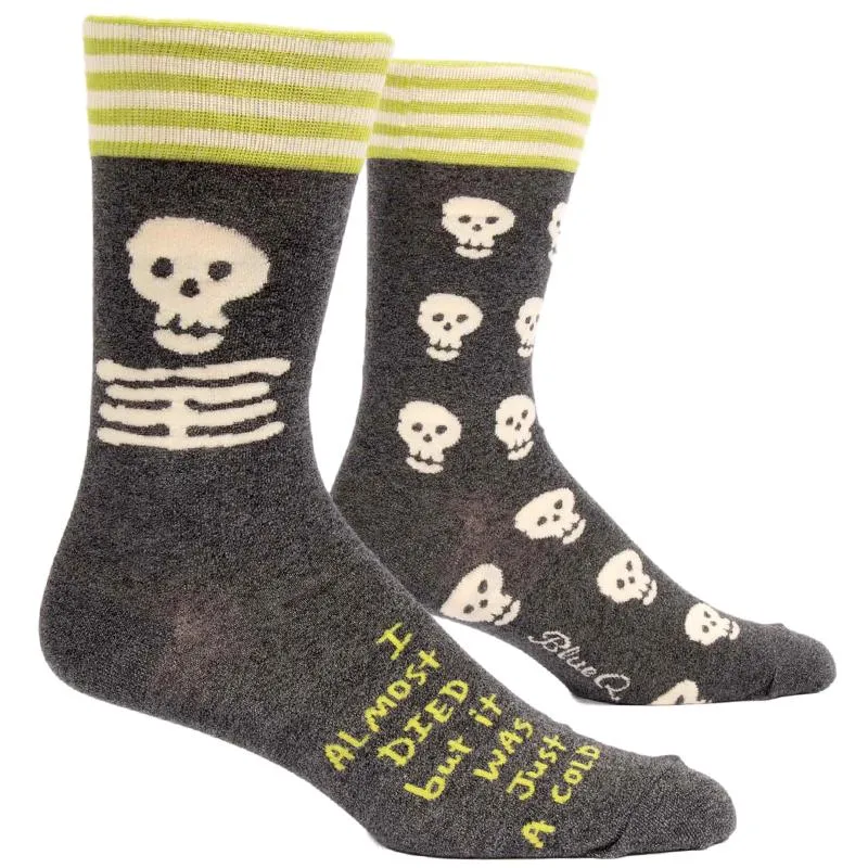 I almost Died but it was just a cold Men’s Socks