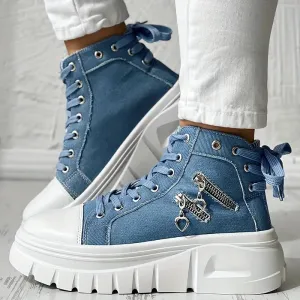 Kayden | Casual Chic Denim Sneakers