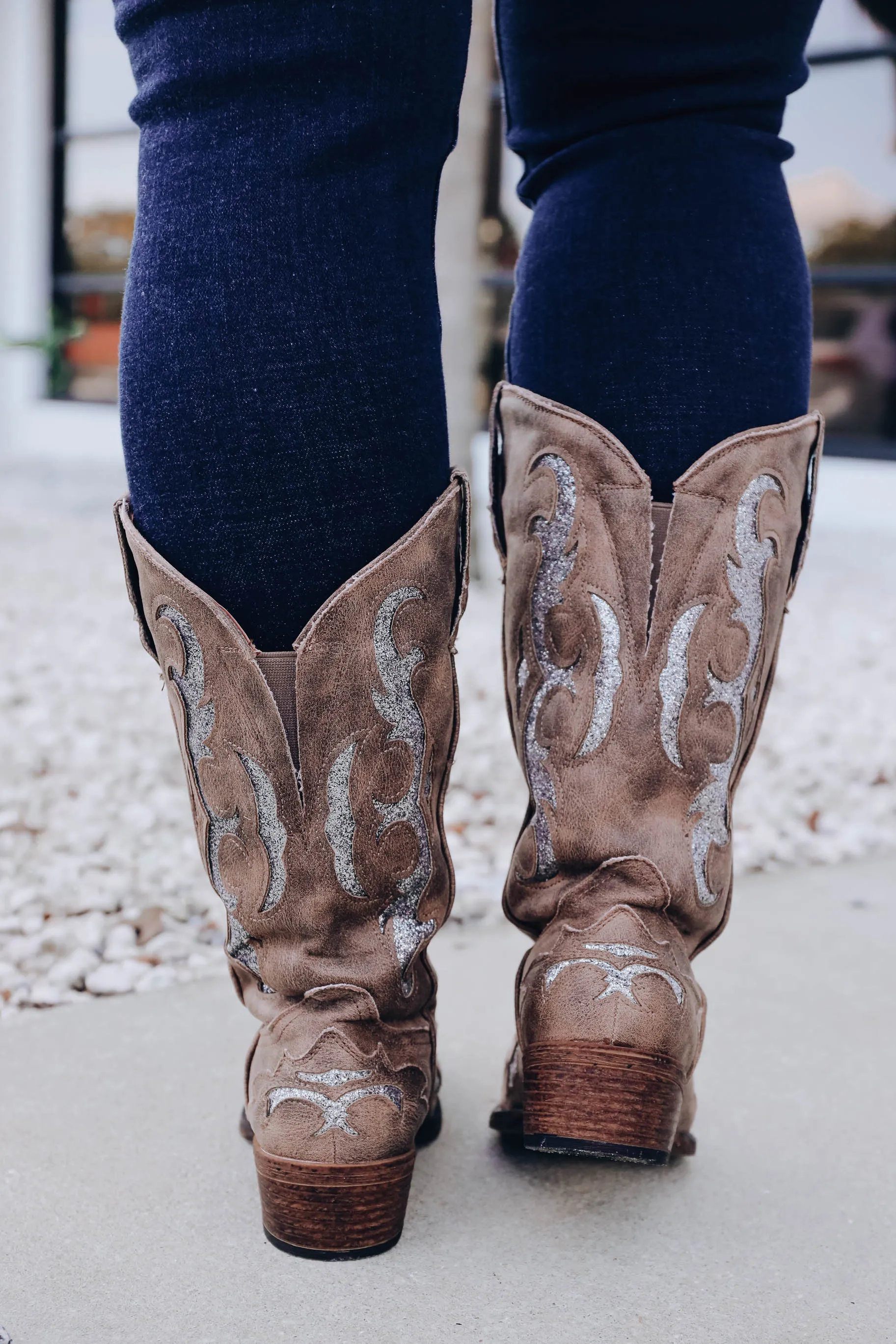 Kaylee Cowgirl Boot - Taupe