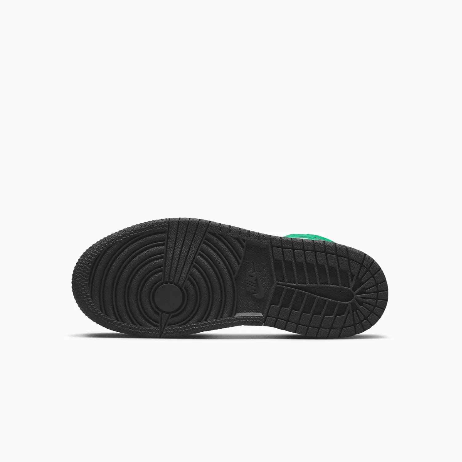 Kid's Air Jordan 1 Mid "Lucky Green" Pre School