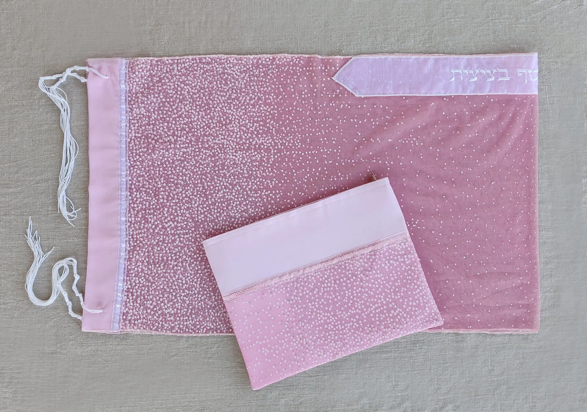 Lady Gabrieli - Tulle Tallit - Pink Glitter