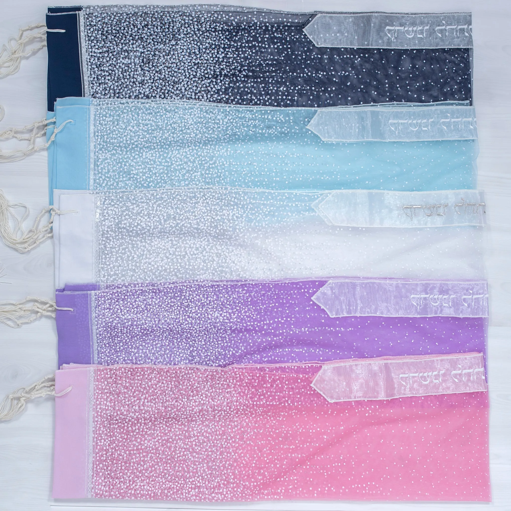 Lady Gabrieli - Tulle Tallit - Pink Glitter