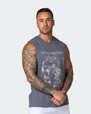 Leopard Vintage Tank - Washed Tornado