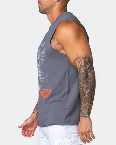 Leopard Vintage Tank - Washed Tornado