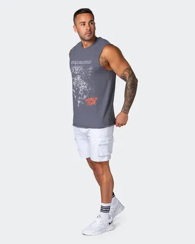Leopard Vintage Tank - Washed Tornado