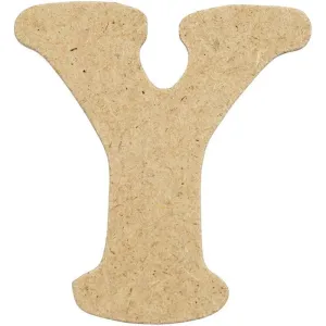 Letters 4cm Pre Punched x 10 - Initial Y