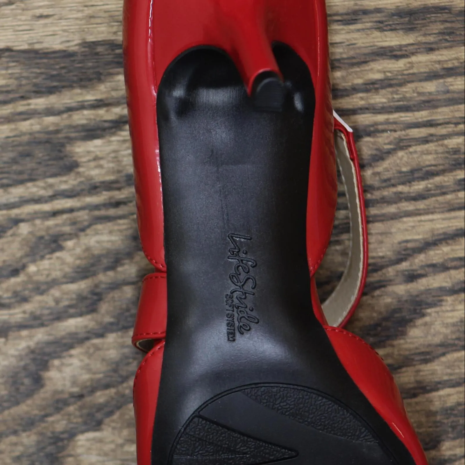 Lifestride Womens Suki Pumps Stiletto Heels Shoes E9896S3 Fire Red 8M