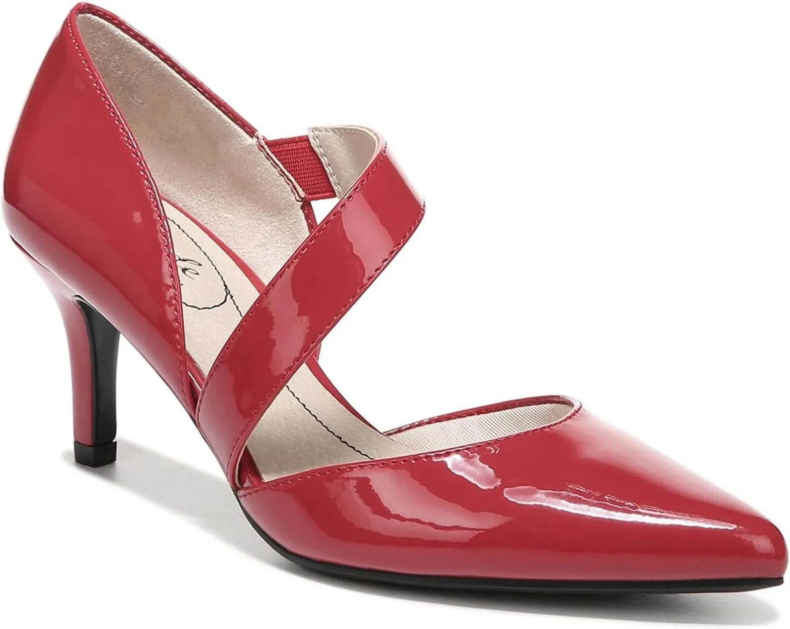 Lifestride Womens Suki Pumps Stiletto Heels Shoes E9896S3 Fire Red 8M