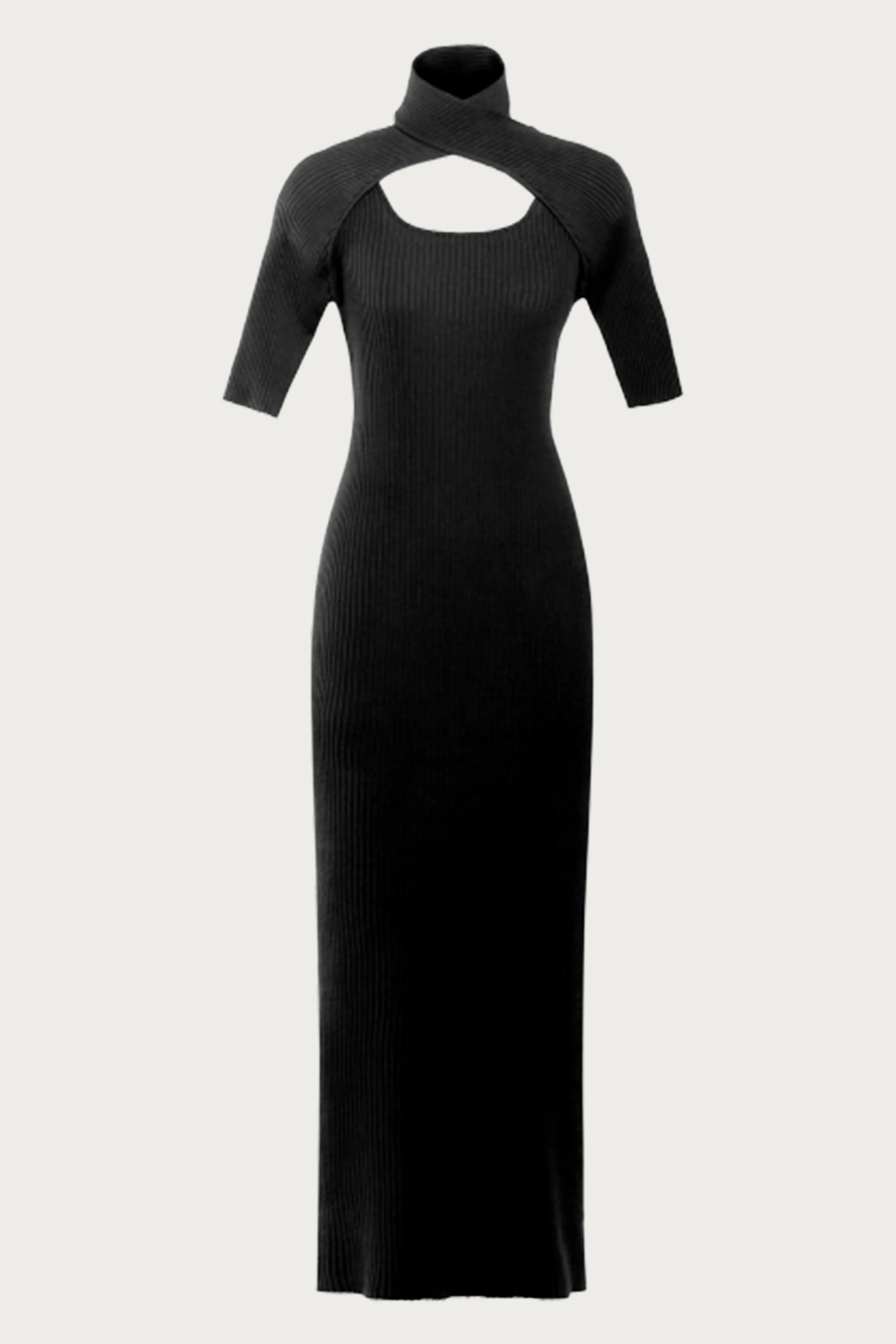 LOOP LAYERED KNIT DRESS