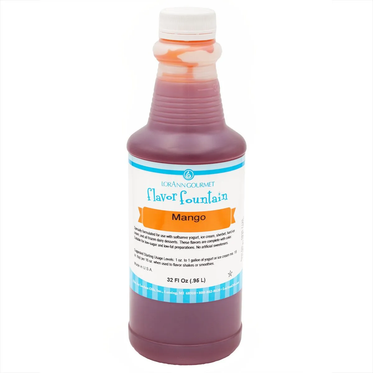 Mango Flavor - 4 oz. - 32 oz. - Ice Cream and Beverage Flavors - LorAnn Oils - Canadian Distribution
