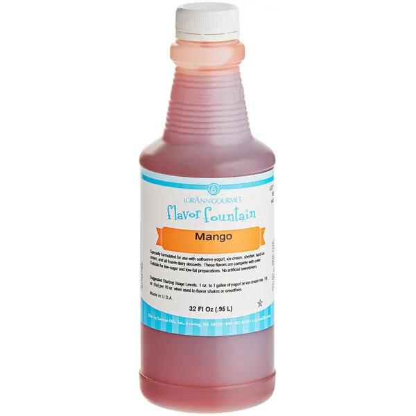 Mango Flavor - 4 oz. - 32 oz. - Ice Cream and Beverage Flavors - LorAnn Oils - Canadian Distribution