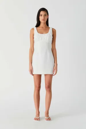 MARIS LINEN MINI DRESS