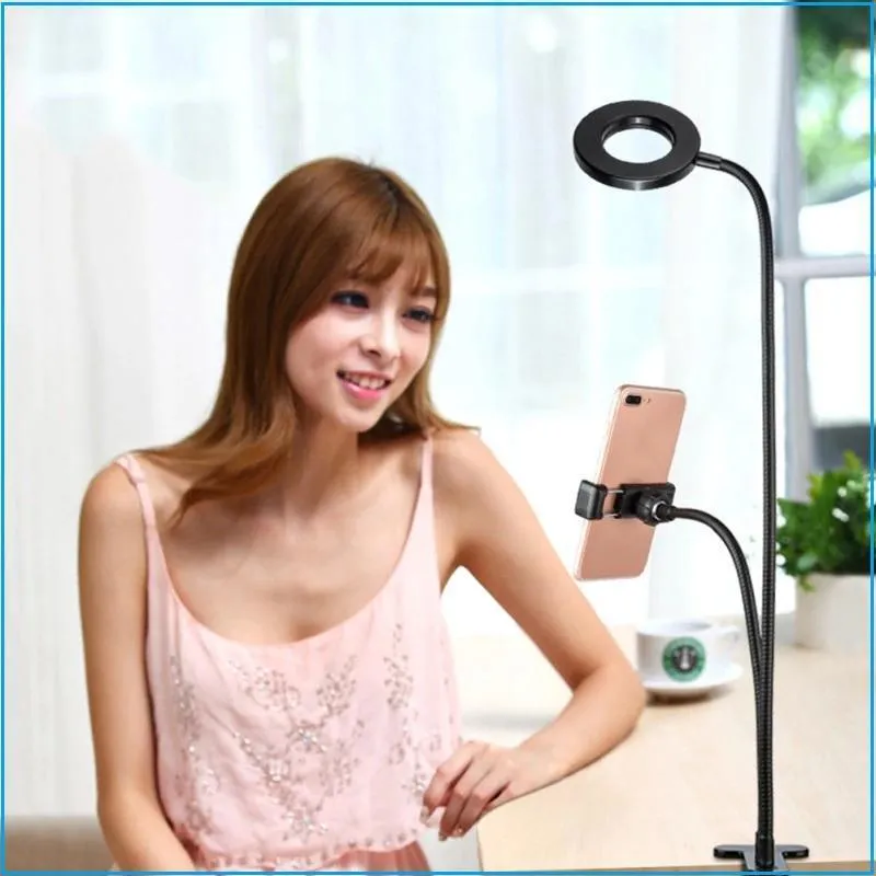 NEW Selfie Light   Phone Holder With 360 Degree Swivel & 3 Light Mode Settings Is Perfect For Your YouTube, Instagram, TikTok Live Stream Videos   🚛 You Get FREE Shipping Too!