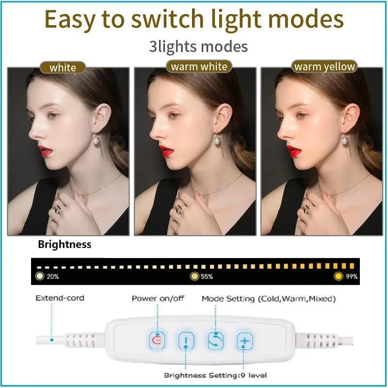 NEW Selfie Light   Phone Holder With 360 Degree Swivel & 3 Light Mode Settings Is Perfect For Your YouTube, Instagram, TikTok Live Stream Videos   🚛 You Get FREE Shipping Too!