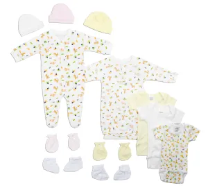 Newborn Baby Girls 12 Pc Layette Baby Shower Gift Set LS_0120