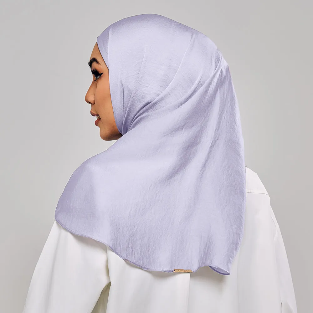 Niya Satin in Periwinkle