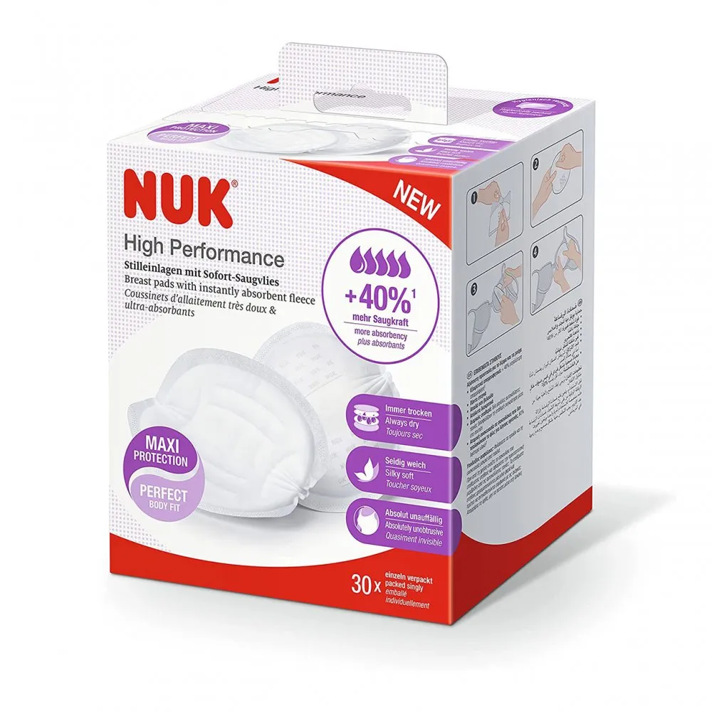 NUK High Performance Breast Pads 30Pk