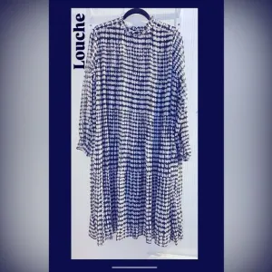 NWOT Louche Polka Dot Printed Tiered Dress Size 8