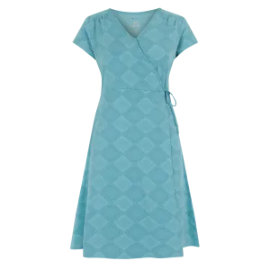 Padma Wrap Dress - Light Hydra Barely There