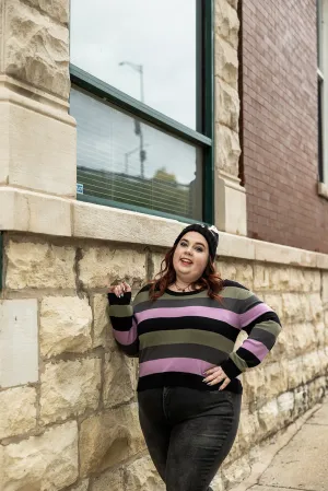 palmer sweater in martini stripe