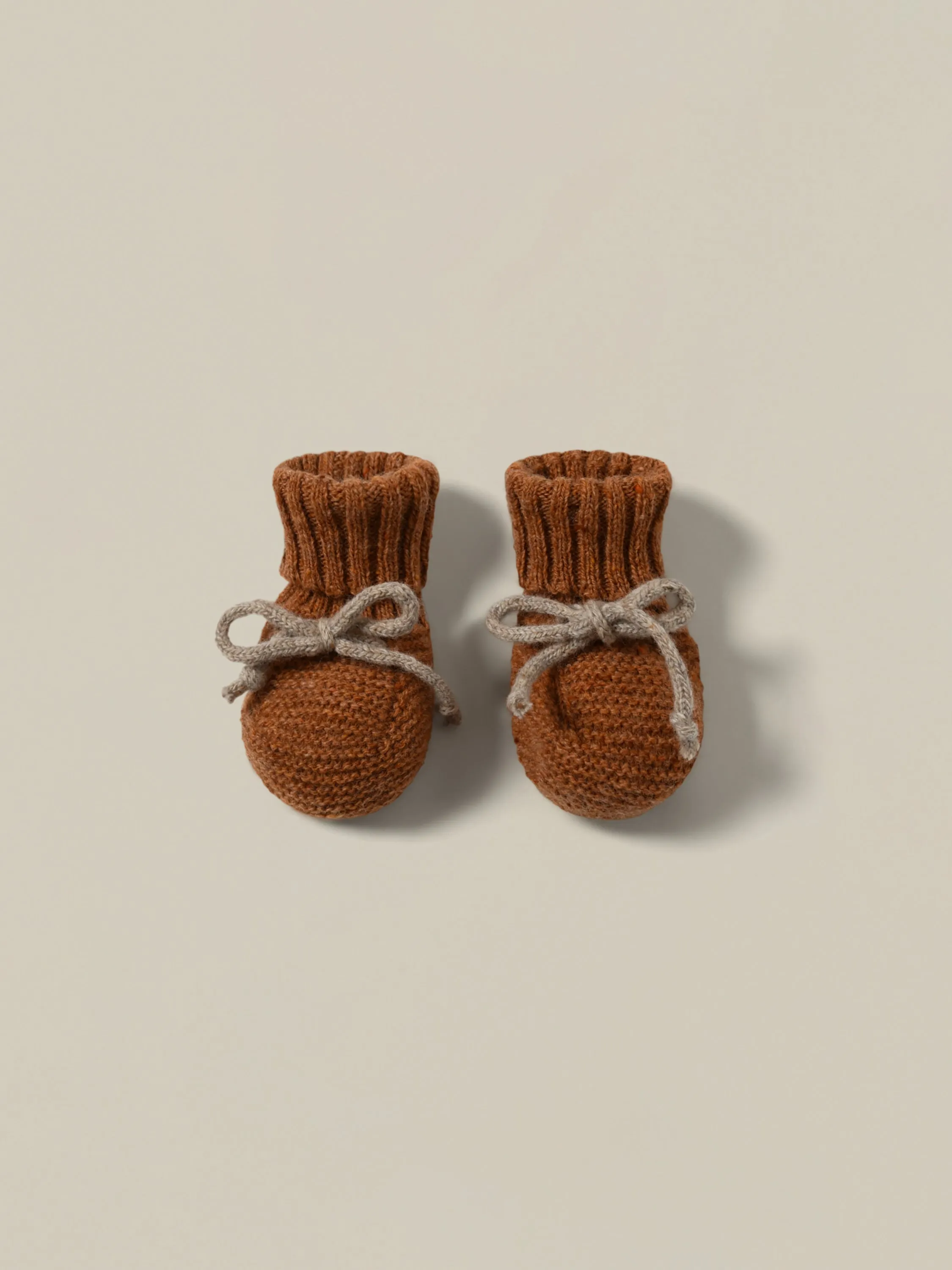 Pecan Wool Booties