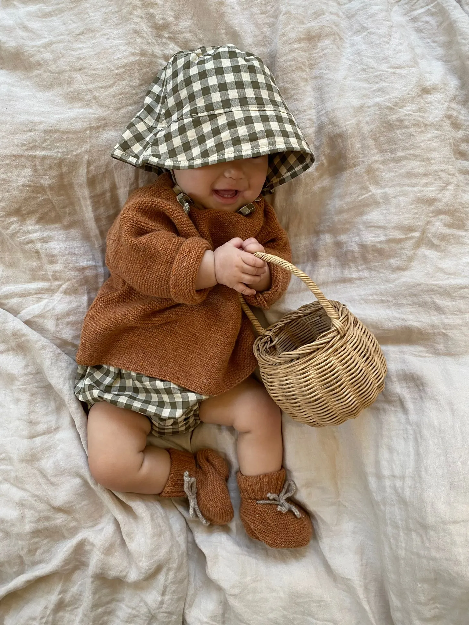 Pecan Wool Booties