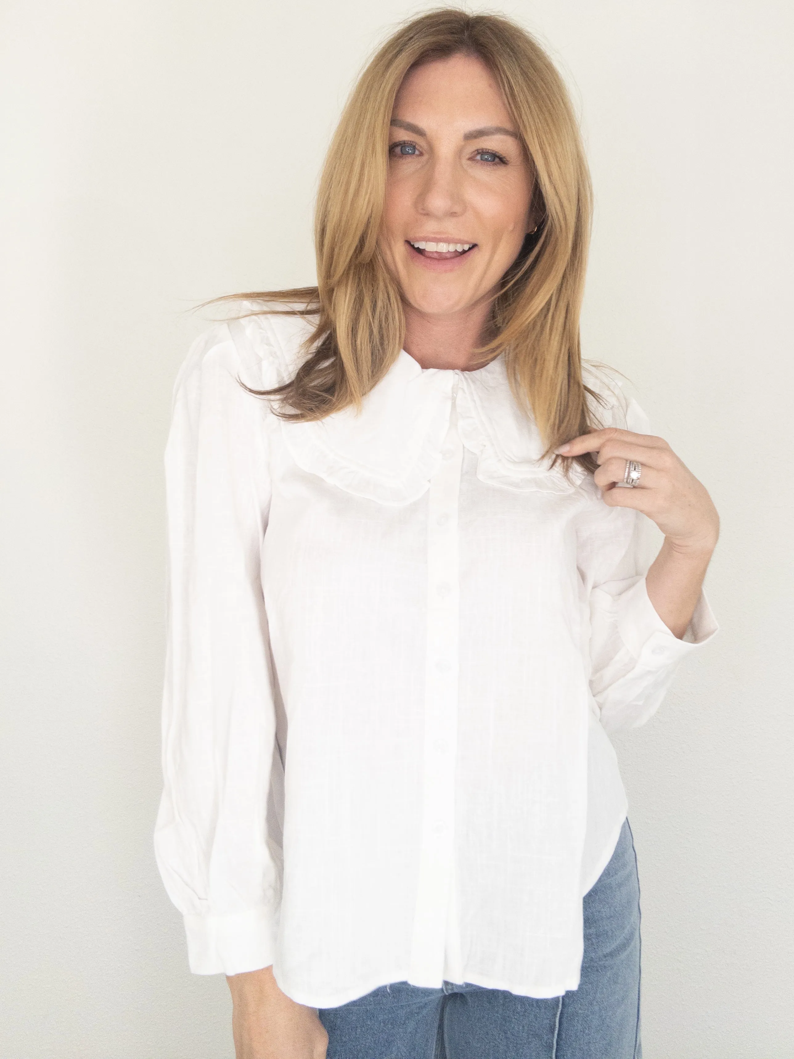 Peter Button Down Blouse
