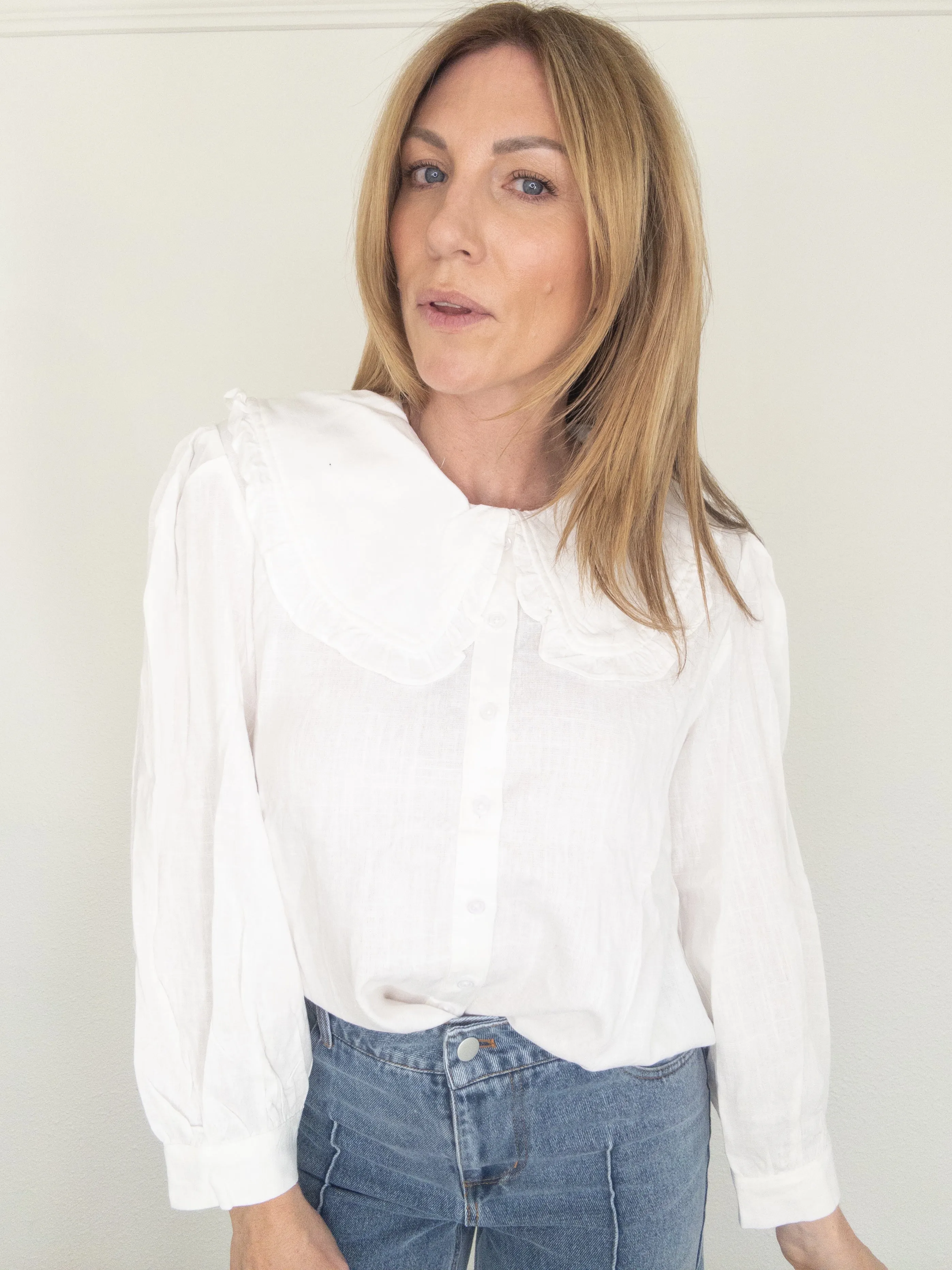 Peter Button Down Blouse