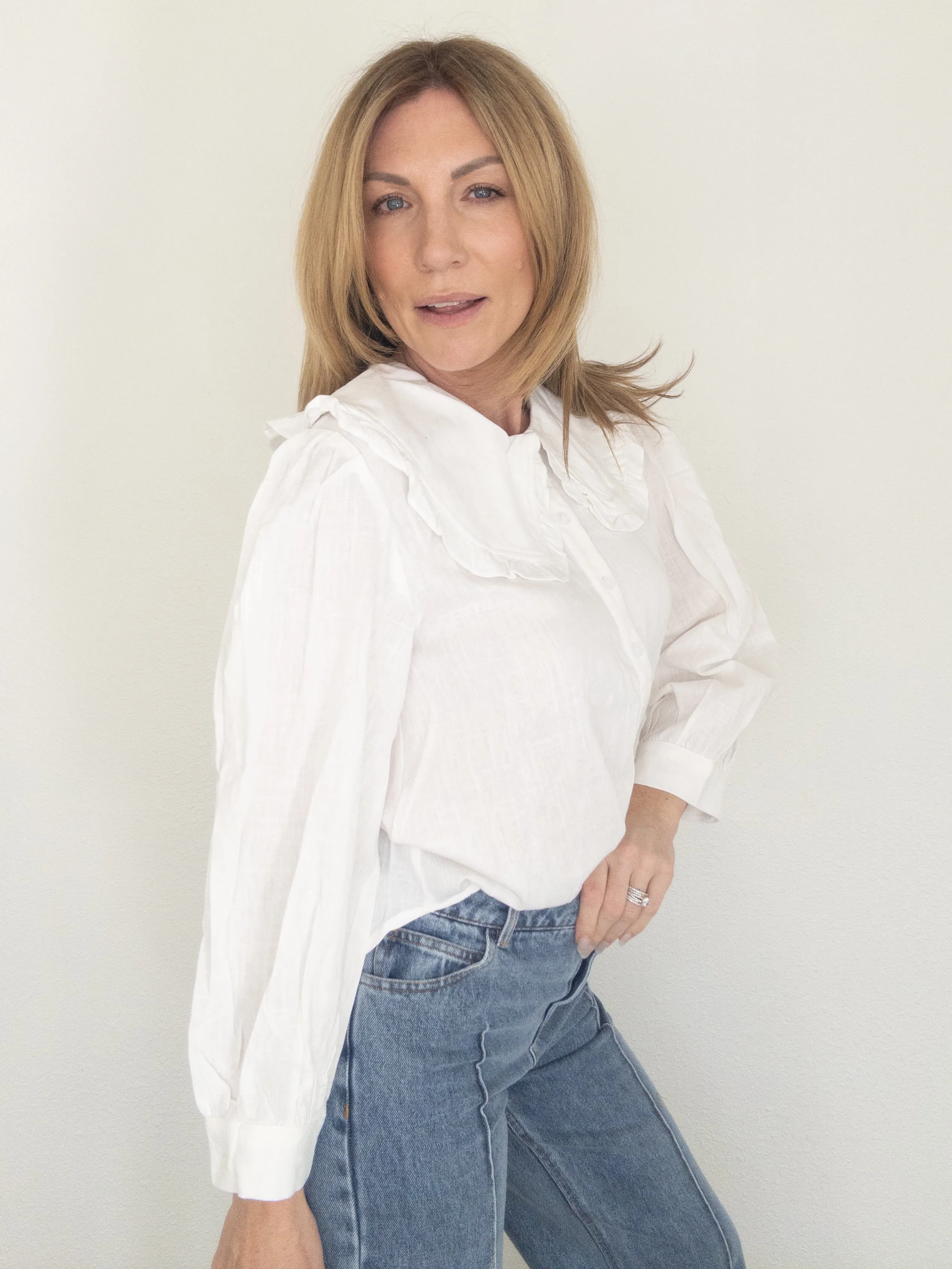 Peter Button Down Blouse