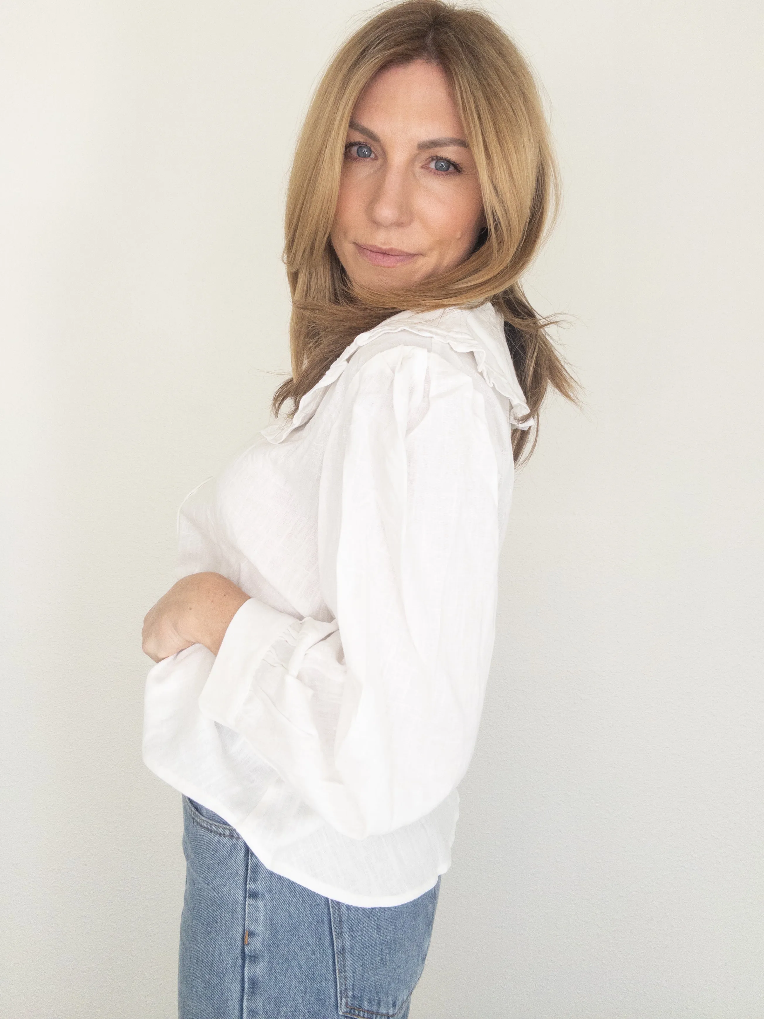 Peter Button Down Blouse