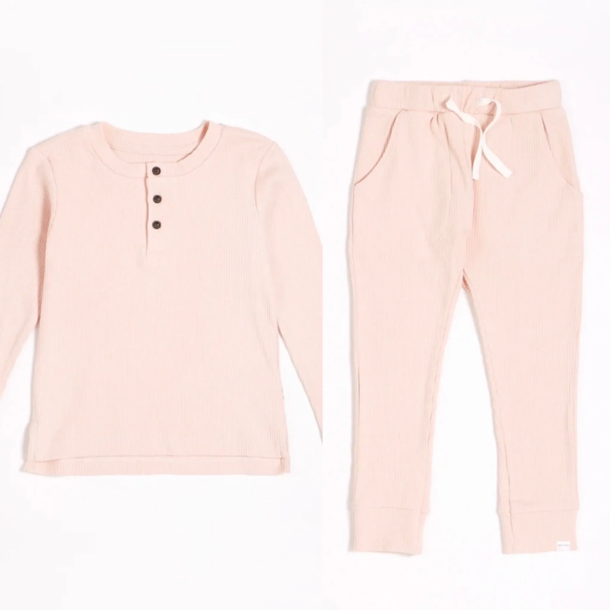 Petit Lem Lounge Set Dusty Rose Rib