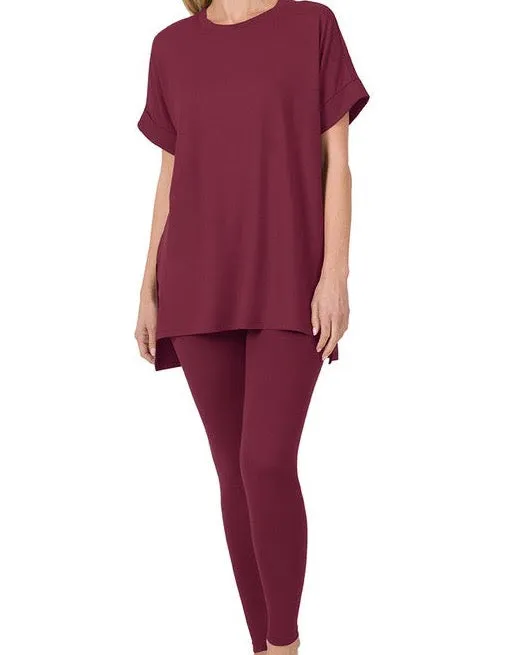 Plus Buttery Soft 2 Piece Lounge Wear Set
